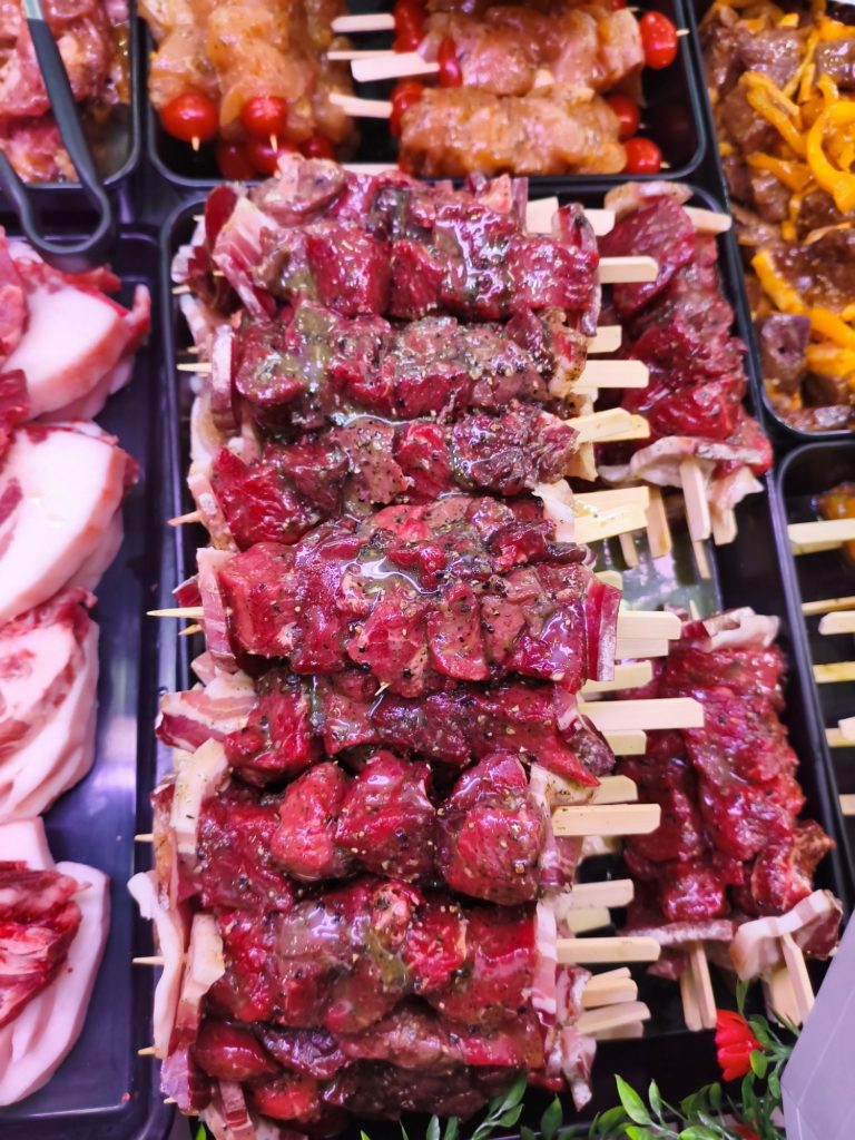 BROCHETTES DE BOEUF